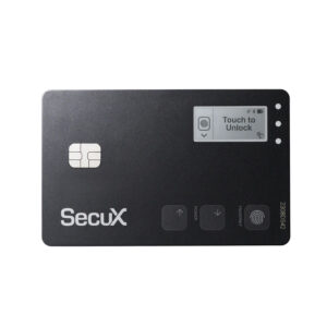 SecuX Shield Bio Biometric Hardware Crypto Wallet - Brand New - Factory Sealed